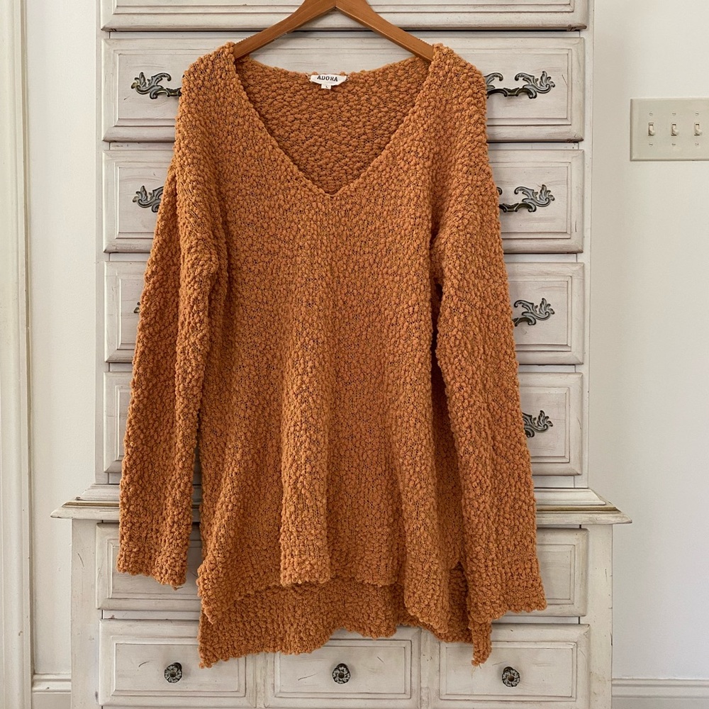 Vici Mustard Yellow Popcorn Sweater